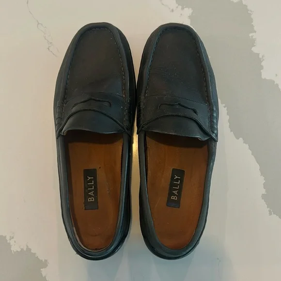 Bally, Mens Black loafers, Size 10.5 - Picture 2 of 10